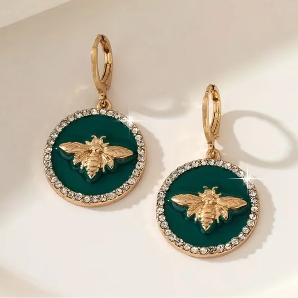 Bee Earrings - Picture 9 of 16